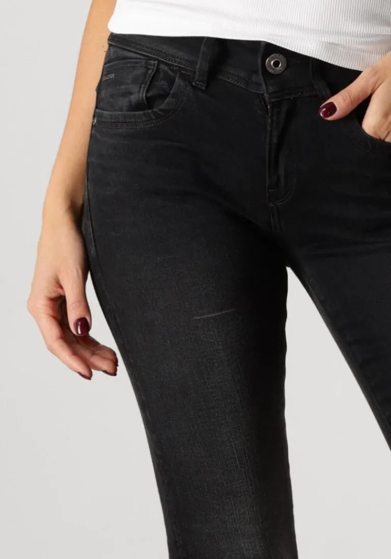 G-STAR RAW grijze skinny jeans lynn mid skinny wmn>DAMES Jeans