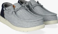 HEYDUDE grijze instappers wally funk>DAMES Instappers