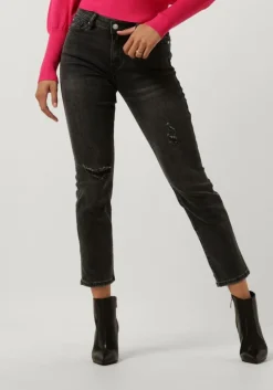 JANICE grijze mom jeans mom jeans cooper destroyed>DAMES Jeans