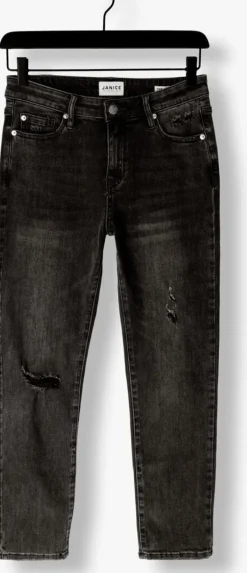 JANICE grijze mom jeans mom jeans cooper destroyed><noscript><img width=