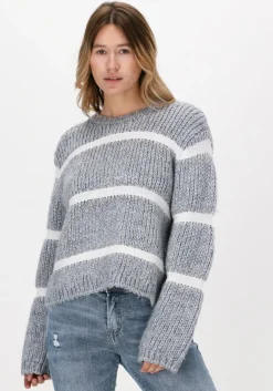 JUST FEMALE grijze trui roma knit>DAMES Truien & Vesten
