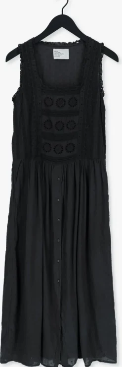 grijze leon & harper midi jurk respect tc160 brode