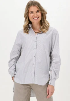 LEVETE ROOM grijze blouses panna 1 shirt>DAMES Blouses