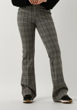 LIU JO grijze pantalon pantalone zampa jacquard>DAMES Broeken