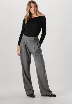 LIU JO grijze top 3.0 maglia chiusa m/l>DAMES Tops & T-Shirts