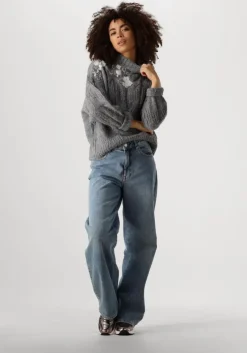 grijze liu jo trui maglia chiusa m/l