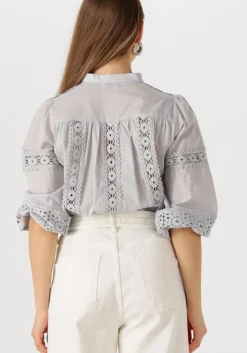 LOLLYS LAUNDRY grijze blouses junell shirt ls><noscript><img width=