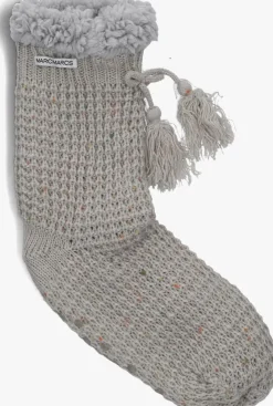 MARCMARCS grijze sokken abs loridana>DAMES Beenmode