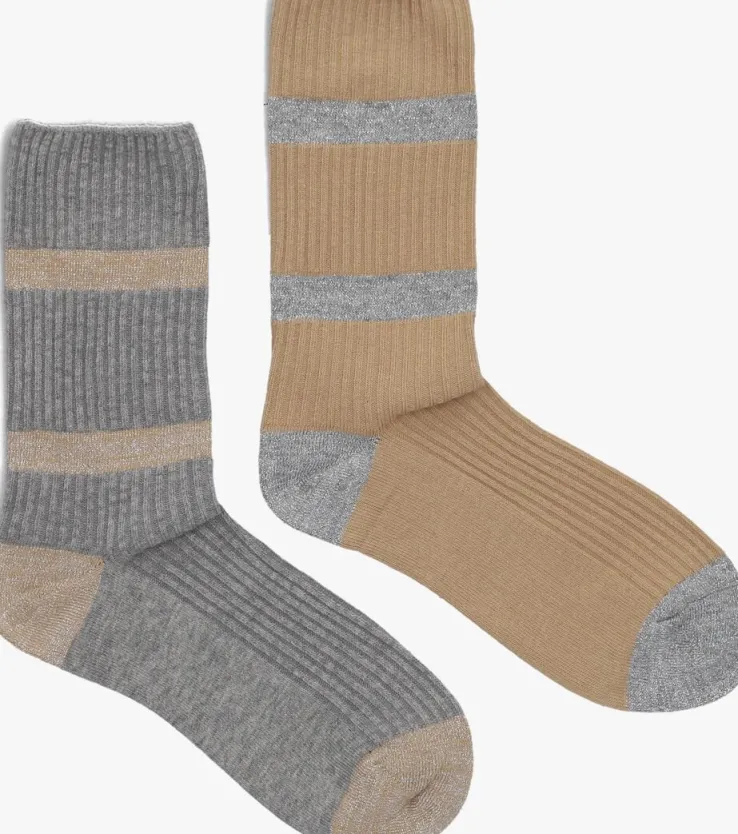 grijze marcmarcs sokken odile 2-pack
