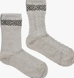 grijze marcmarcs sokken olivia 2-pack