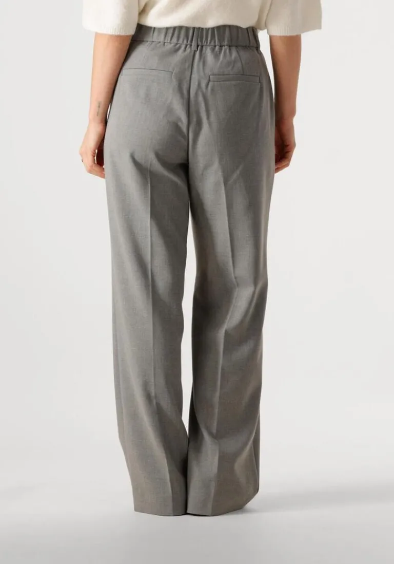 MINUS grijze pantalon welma mid waist pant>DAMES Pakken|Broeken