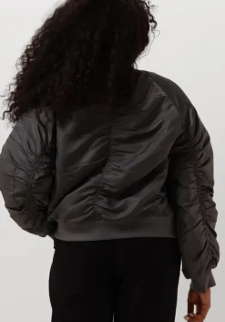 grijze modström jack jeromomd bomber jacket