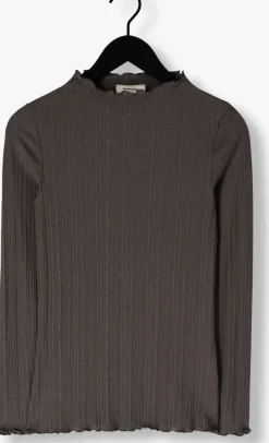 grijze modström tops & t-shirts oasismd t-neck