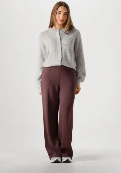 grijze modström trui lennimd cardigan