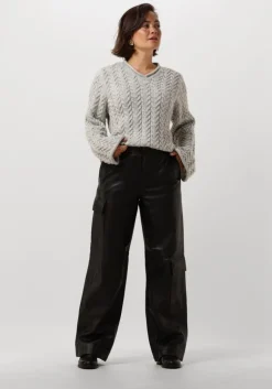 MODSTRÖM grijze modström t-shirt kurtismd v-neck>DAMES Tops & T-Shirts