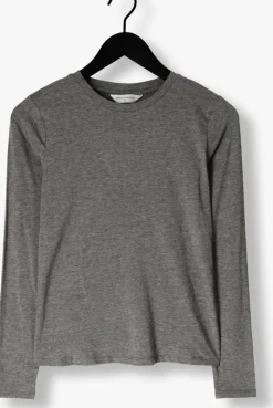 MSCH COPENHAGEN grijze tops & t-shirts mschbetrina o ls top><noscript><img width=