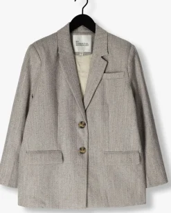 MY ESSENTIAL WARDROBE grijze blazer emmymw blazer><noscript><img width=