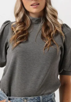 MY ESSENTIAL WARDROBE grijze top 21 the puff blouse><noscript><img width=