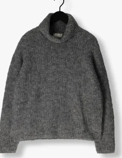 grijze my essential wardrobe coltrui meenahw knit rollneck