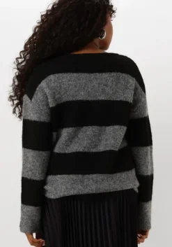 grijze my essential wardrobe trui meenamw knit pullover