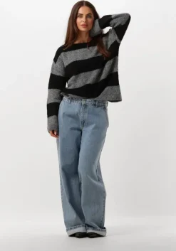 grijze my essential wardrobe trui meenamw knit pullover