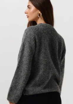 grijze my essential wardrobe trui meenamw knit pullover