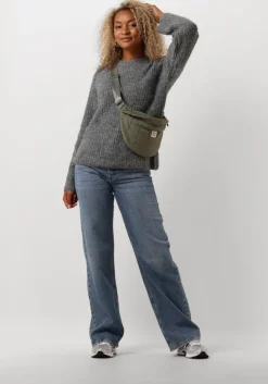 grijze my essential wardrobe trui meenamw knit pullover