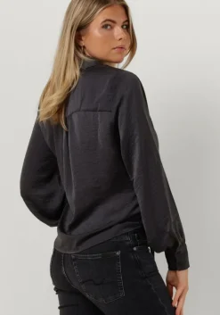 MY ESSENTIAL WARDROBE grijze blouses hilomw knot blouse><noscript><img width=