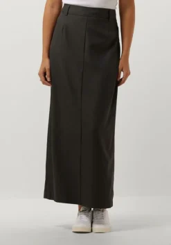 NEO NOIR grijze maxirok vipse melange skirt>DAMES Rokken