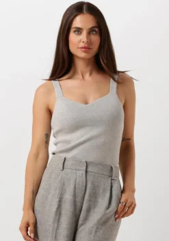 NEO NOIR grijze top hanora knit top>DAMES Tops & T-Shirts