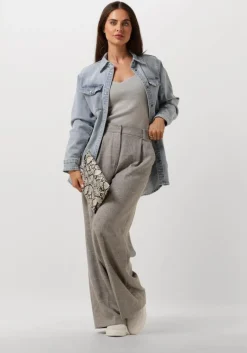 NEO NOIR grijze top hanora knit top>DAMES Tops & T-Shirts