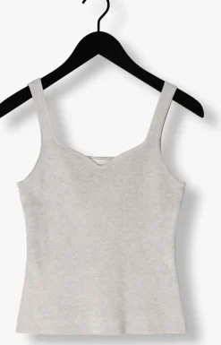 NEO NOIR grijze top hanora knit top><noscript><img width=