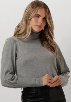 NOTRE-V grijze coltrui basic knit blouse>DAMES Truien & Vesten