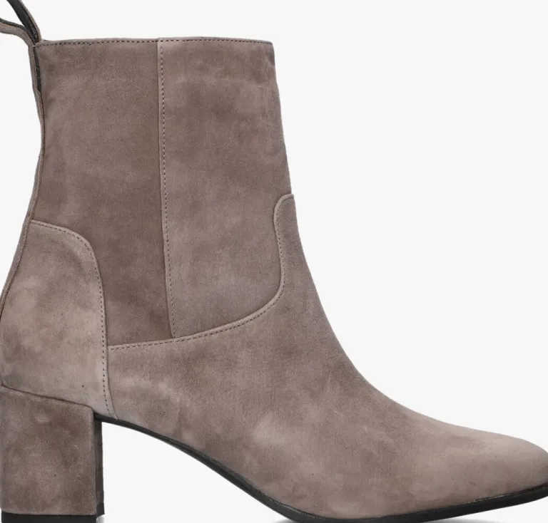 NOTRE-V grijze enkellaarsjes 8543>DAMES Enkellaarsjes