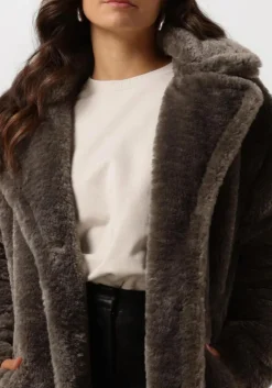 NOTRE-V grijze faux fur jas nv-eddie><noscript><img width=