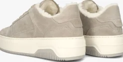 NUBIKK grijze lage sneakers basket teddy><noscript><img width=