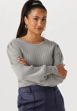 NUKUS grijze truien/vesten mulberry pullover lurex>DAMES Truien & Vesten