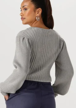 NUKUS grijze truien/vesten mulberry pullover lurex><noscript><img width=