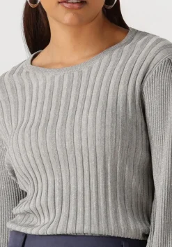 NUKUS grijze truien/vesten mulberry pullover lurex><noscript><img width=