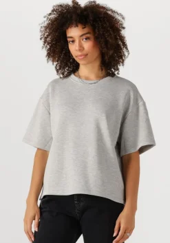 OBJECT grijze trui objandrea re 2/4 t-shirt>DAMES Truien & Vesten