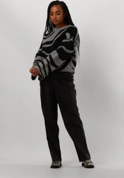 OBJECT grijze trui objdiana lo l/s knit pullover>DAMES Truien & Vesten