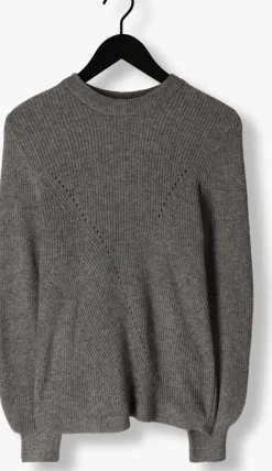 grijze object trui objditte re l/s knit pullover
