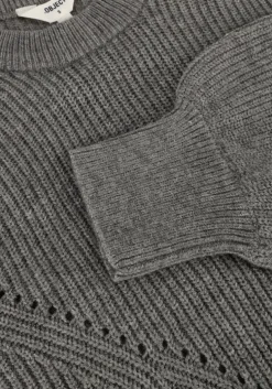 grijze object trui objditte re l/s knit pullover