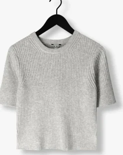 OBJECT grijze trui objelva 2/4 re o-neck knit><noscript><img width=