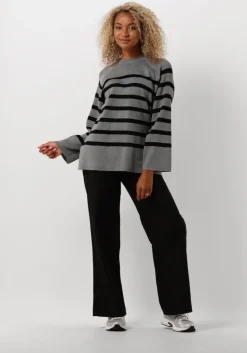 OBJECT grijze trui objester ls knit top>DAMES Truien & Vesten