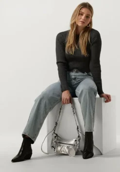 OBJECT grijze trui objrike l/s knit pullover>DAMES Truien & Vesten