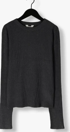 OBJECT grijze trui objrike l/s knit pullover><noscript><img width=