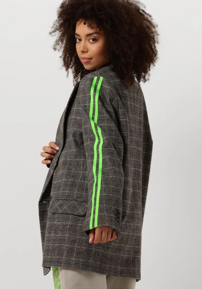 PENN & INK grijze blazer 517 blazer stripe>DAMES Blazers