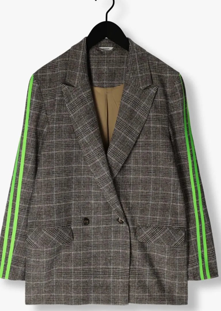 PENN & INK grijze blazer 517 blazer stripe>DAMES Blazers