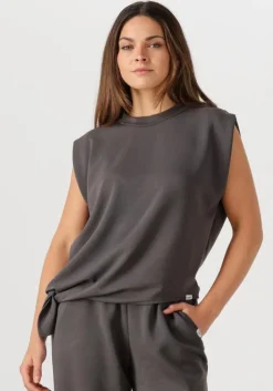 PENN & INK grijze tops & t-shirts t-shirt knoop>DAMES Co-Ord Sets|Tops & T-Shirts